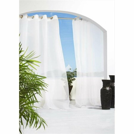 ESCENOGRAFIA Escape Sheer Grommet Panel 84 in., White ES2845602